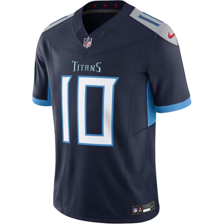 Nike Nike Cam Ward Tennessee Titans 2025 Nfl Draft First Round Pick Men's Nike Dri-FIT Nfl Limited Jersey