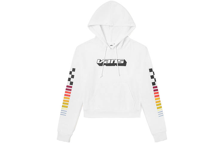 Vans Vans Sweatshirts Women's White Hooded Moderate Regular