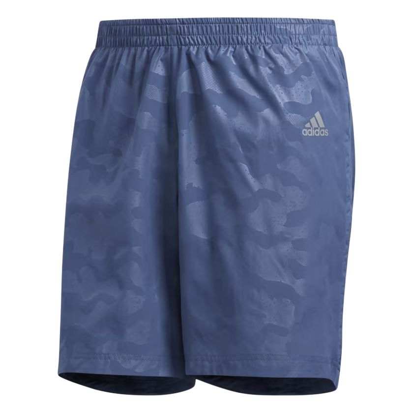 Adidas Adidas RUN IT Casual Shorts Men's Camouflage Blue