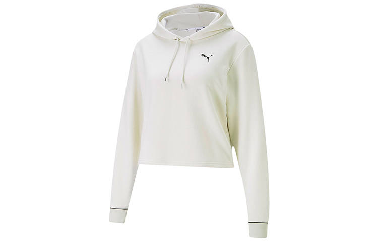 PUMA Sweatshirts Women's Smoke Gray Hooded Moderate Regular