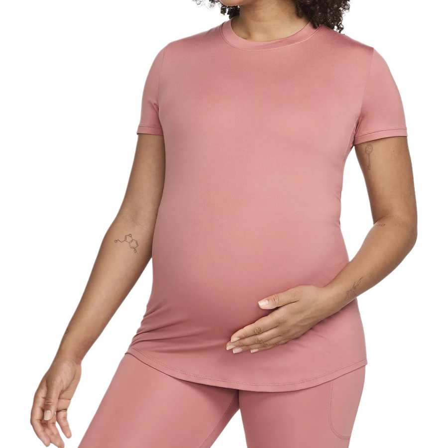 Nike Nike M One Women's Dri-FIT Slim-Fit Short-Sleeve Top Maternity