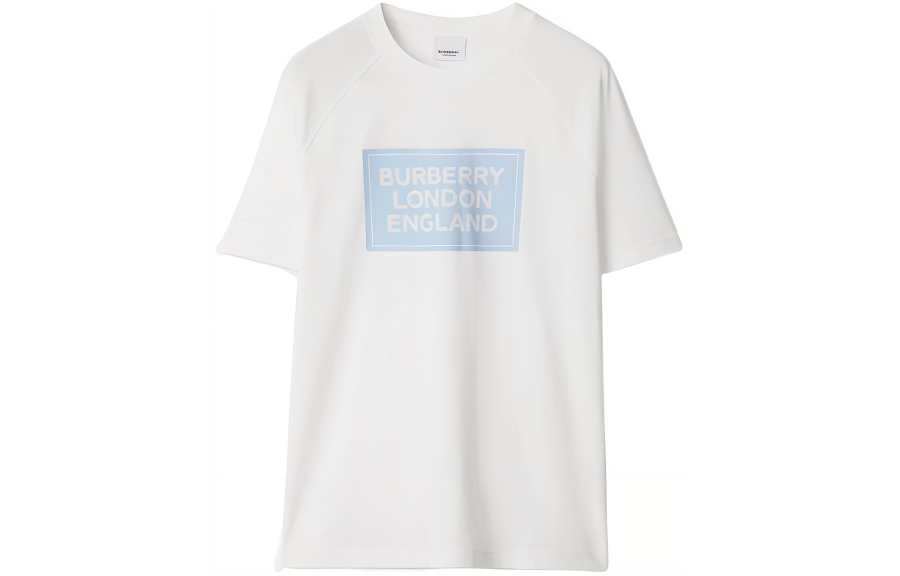 Burberry SS24 Raglan Sleeve T Shirt Women's White