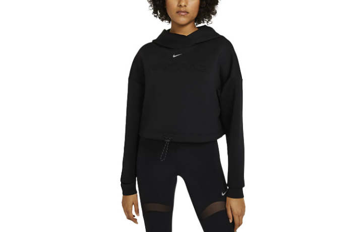 Nike Nike Sweatshirts Women's Black Hooded Moderate Regular