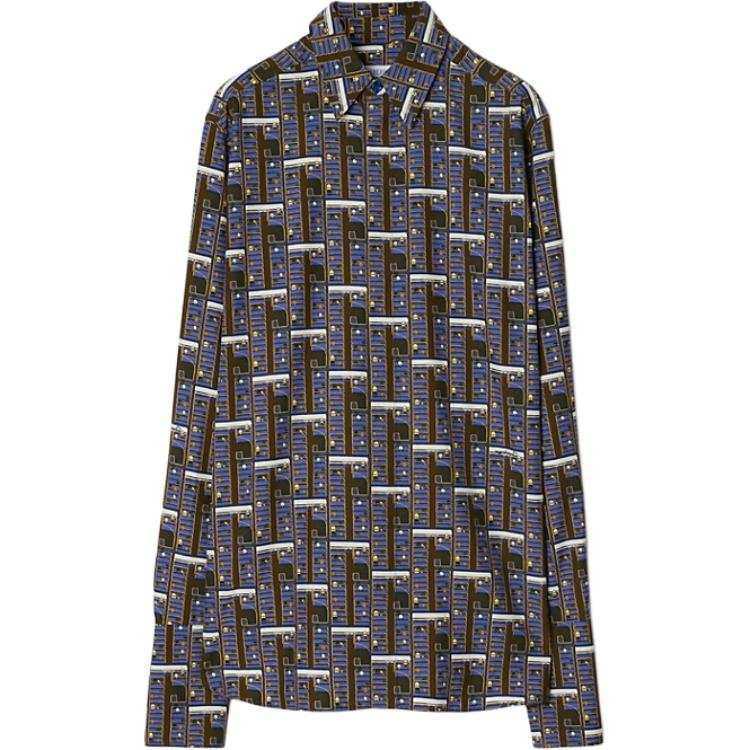 Burberry Shirts Women's Blue Pointed Collar Moderate Other