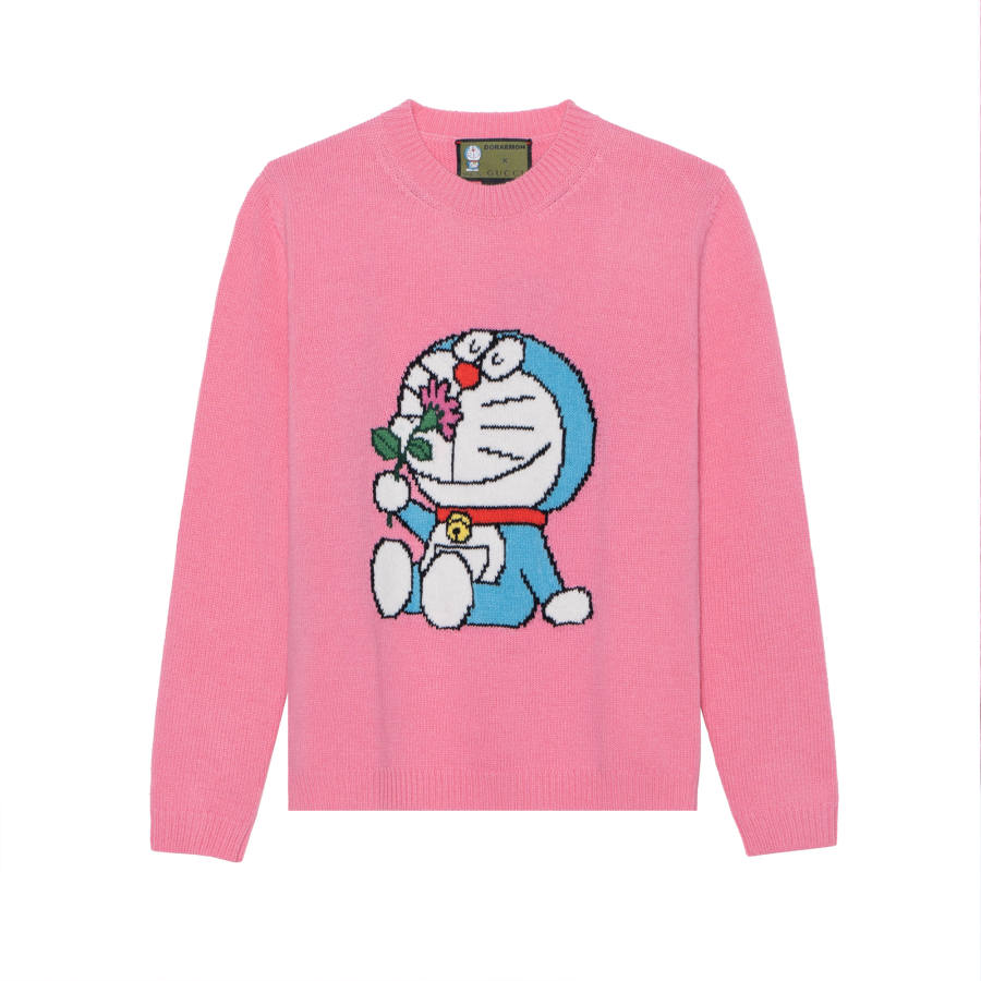 GUCCI x Doraemon Knitwear Women's Pink