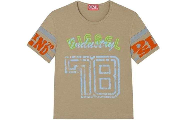 DIESEL Women's T Uncusl T shirt Light Brown