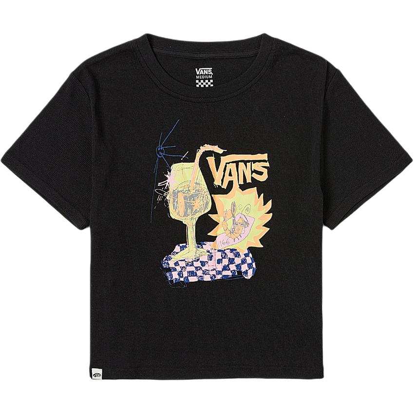Vans TEE SS T Shirt Women's Black