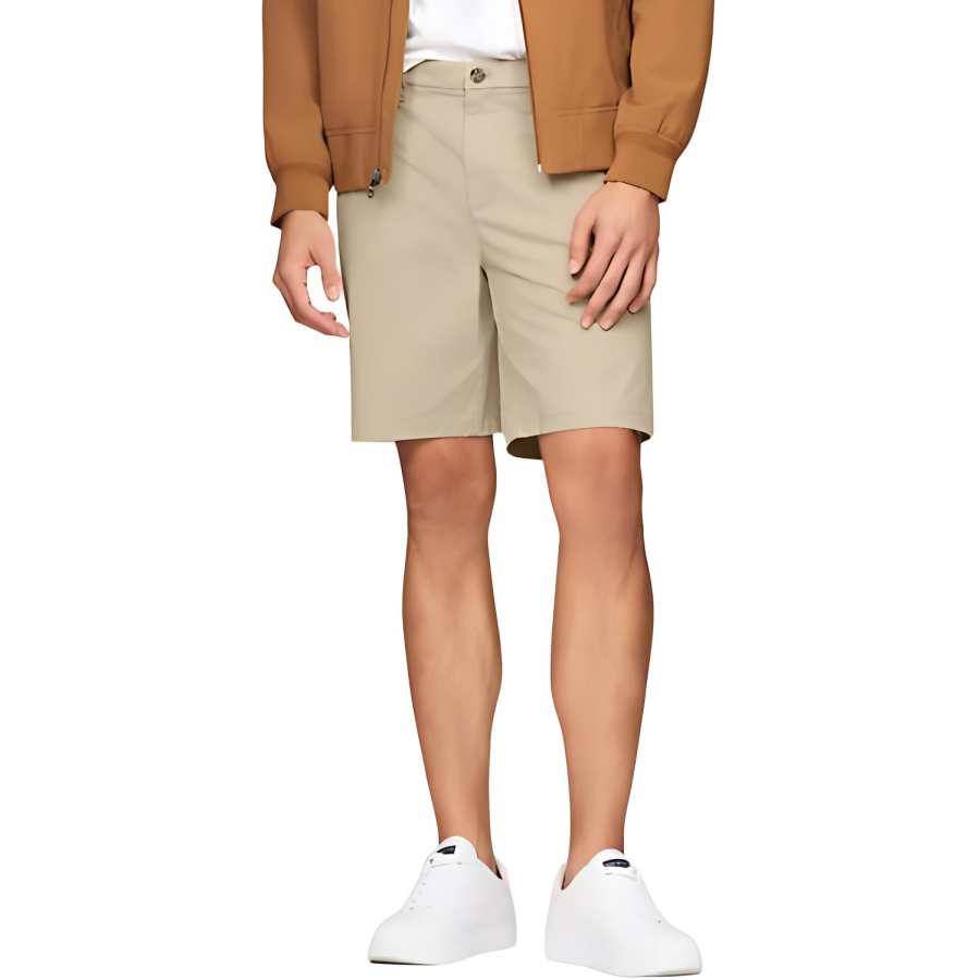 Tommy Hilfiger Regular Fit 9Tommy Short Casual Shorts Men's Light Khaki