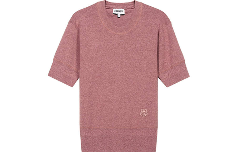 KENZO SS21 Slim Fit Knitwear Women's Light Red