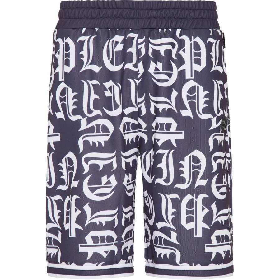 Philipp Plein all-over logo-print shorts