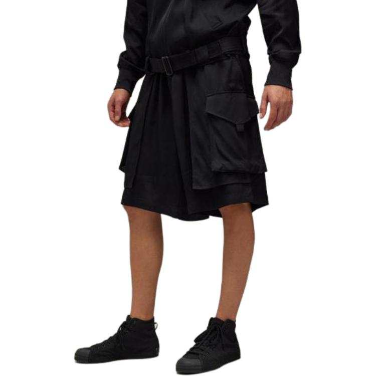 Y-3 Y 3 Rayon Twill Shorts Casual Shorts Men's Gift Box Set Included Pants