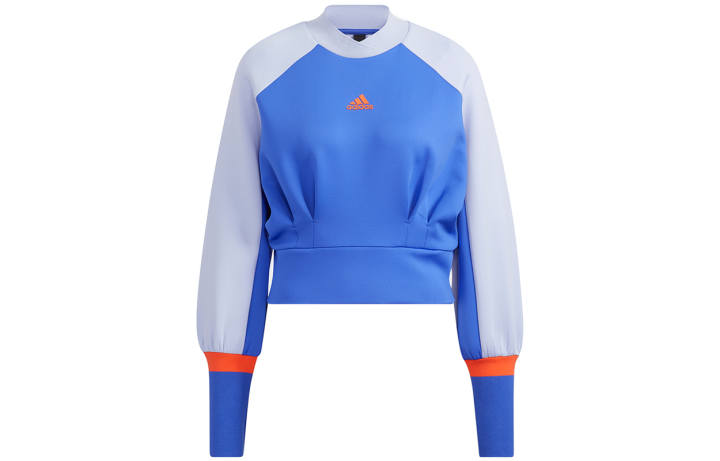Adidas Adidas Sweatshirts Women's Blue Crew Neck Moderate Regular