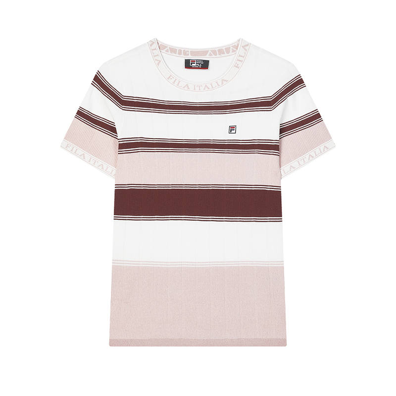 FILA Knitwear Women's Steam White Crew Neck Moderate