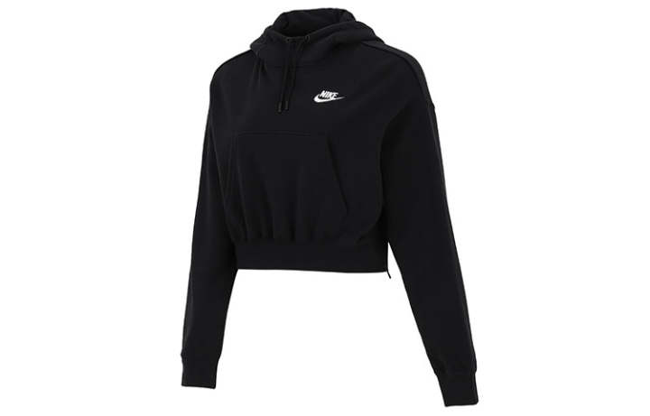 Nike Nike Sweatshirts Women's Black Hooded Moderate Regular