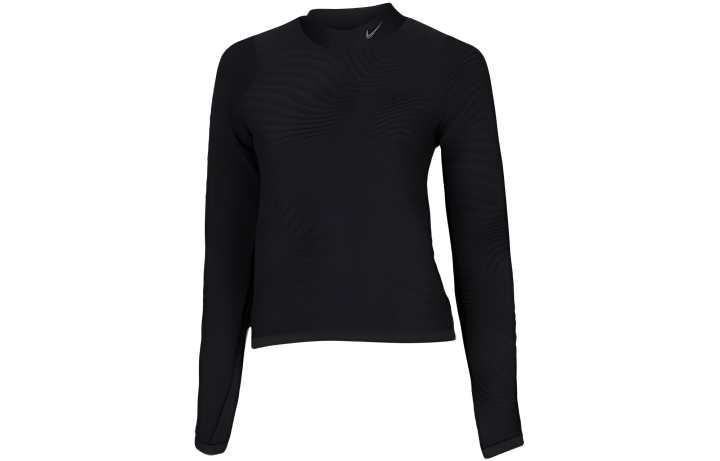 Nike Nike T Shirts Women's Black Crew Neck Moderate Straight Fit
