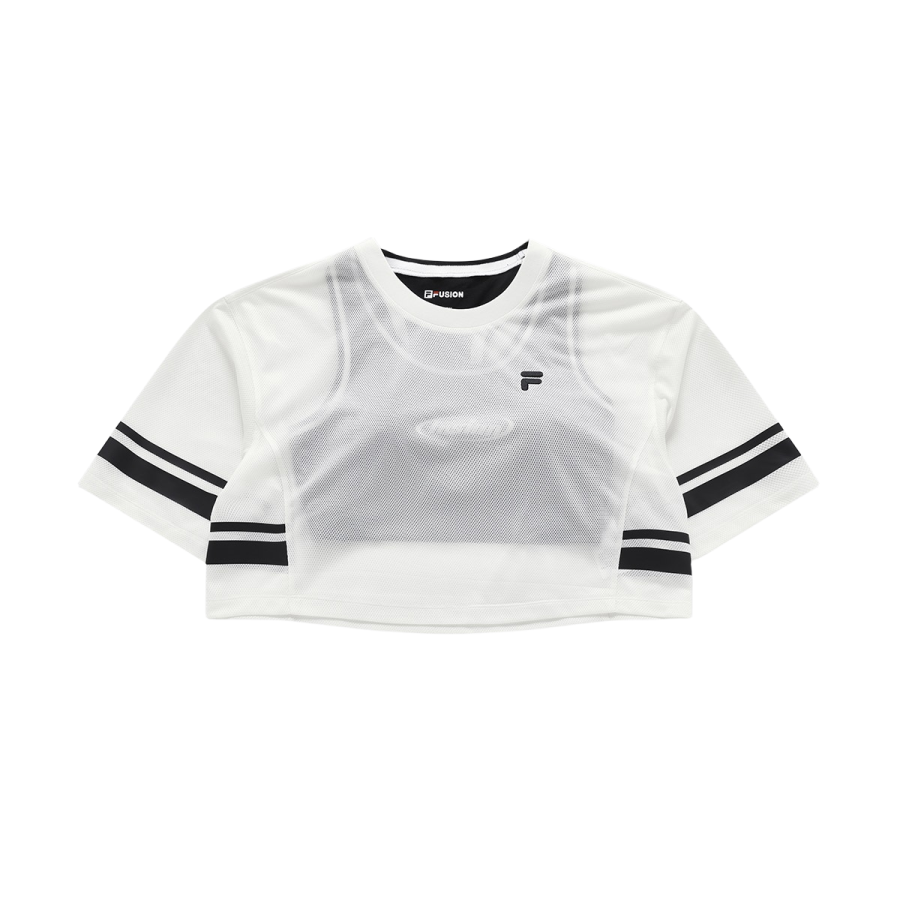 FILA FUSION SS24 T Shirt Women's Two Piece Set White