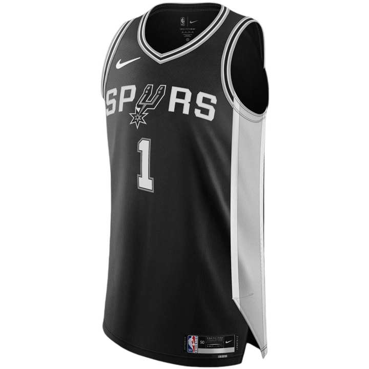 Nike Nike San Antonio SpursVictor Wembanyama Basketball Jersey Men's Black
