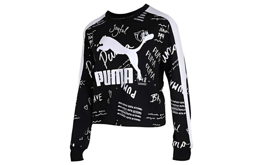 PUMA Sweatshirts Women's Crew Neck Moderate Regular