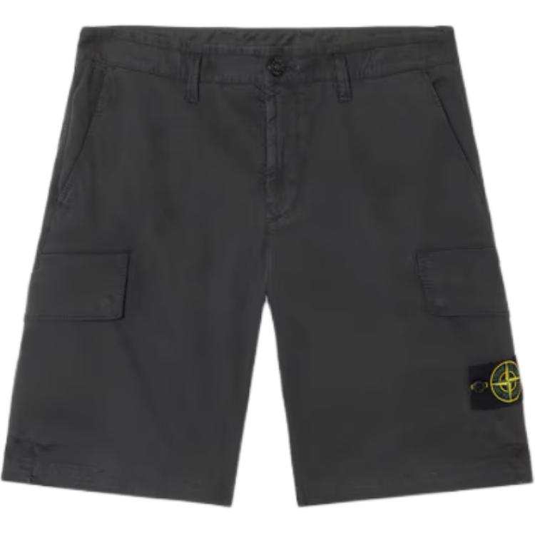 STONE ISLAND Casual Shorts Men's Black