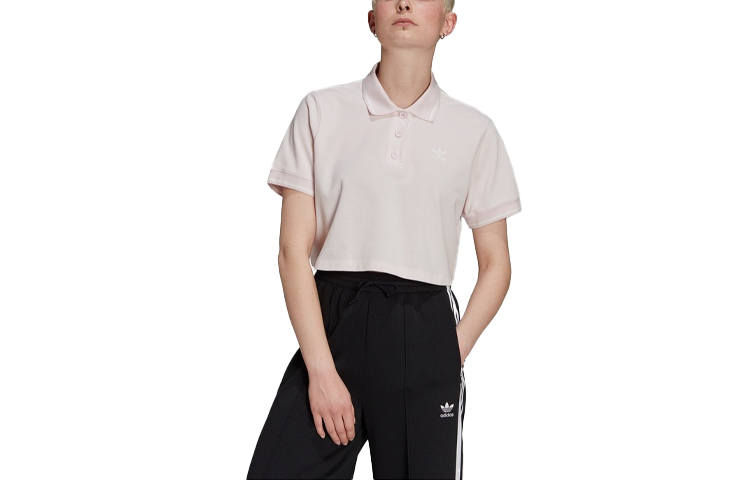 Adidas Originals Polo Shirt Women's Pearl Crystal Purple