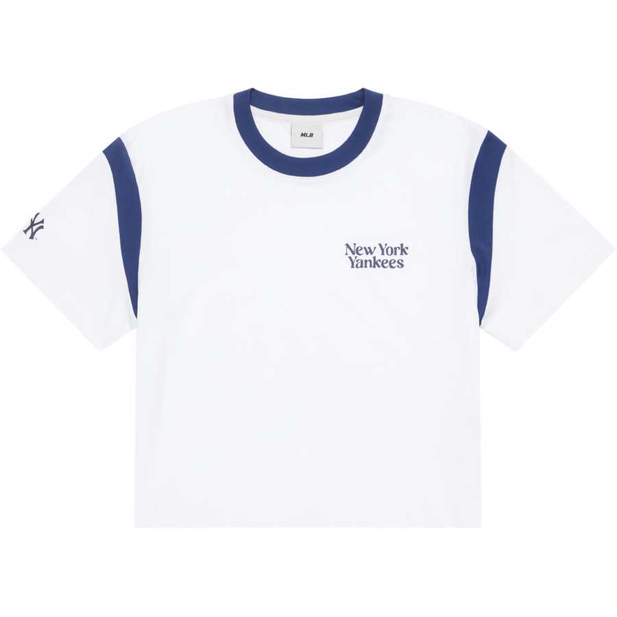 MLB MLB SS24 Drop Shoulder Sleeve T Shirt Women's White