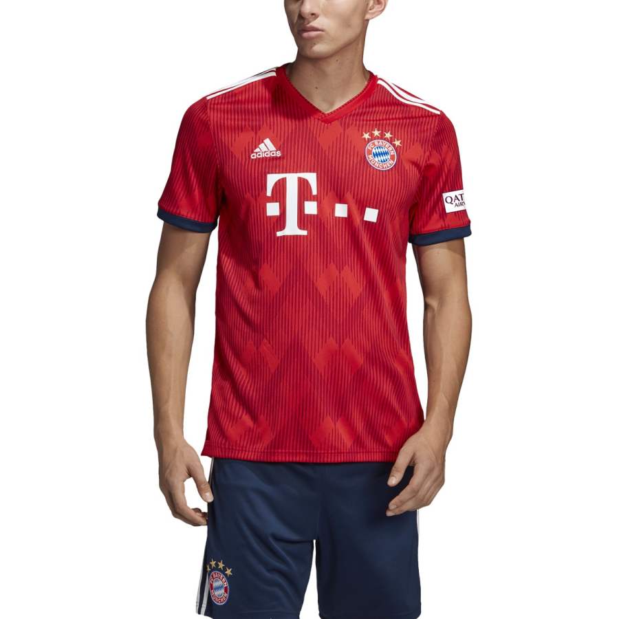 Adidas Adidas Bayern Munich Black Soccer Jersey Men's Red