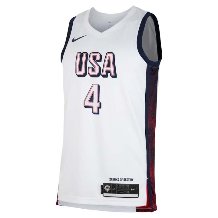 Nike Nike Basketball 2024 Swingman Player Jersey Basketball Jersey Unisex White