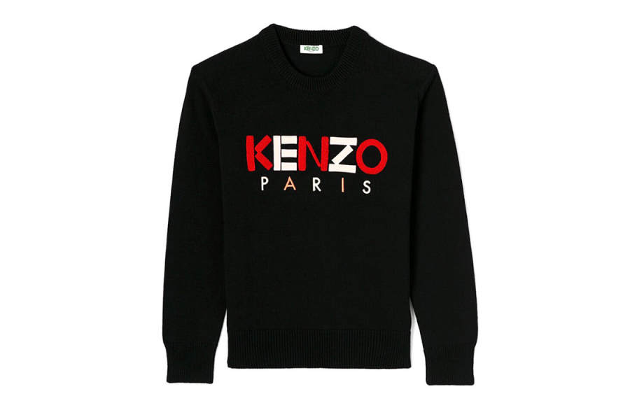 KENZO Sweatshirts Women's Black Crew Neck Moderate Regular