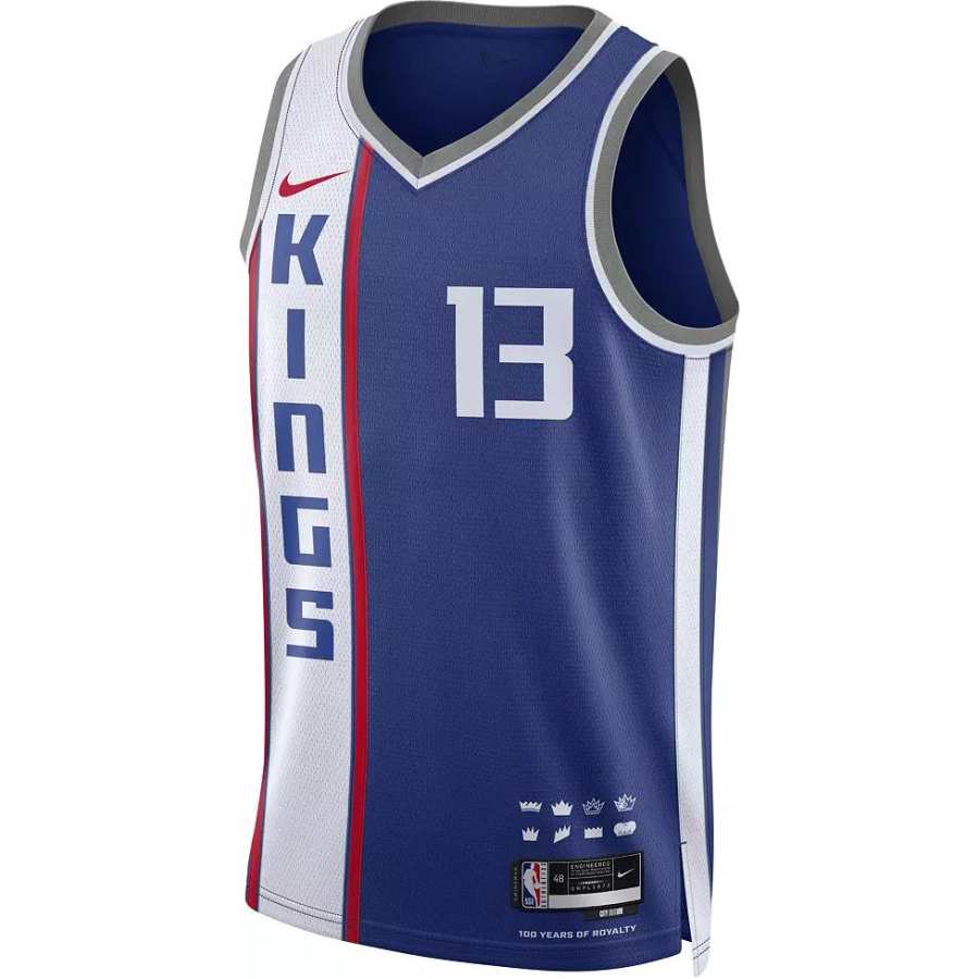 Nike Nike Swingman 2023 24 City Edition Sacramento Kings Keegan Murray Basketball Jersey Men's Blue