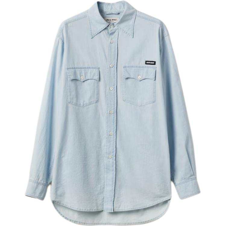 MIU MIU Shirt Women's Light Blue