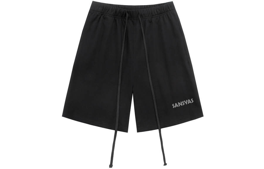 SANSYAS Casual Shorts Unisex Black