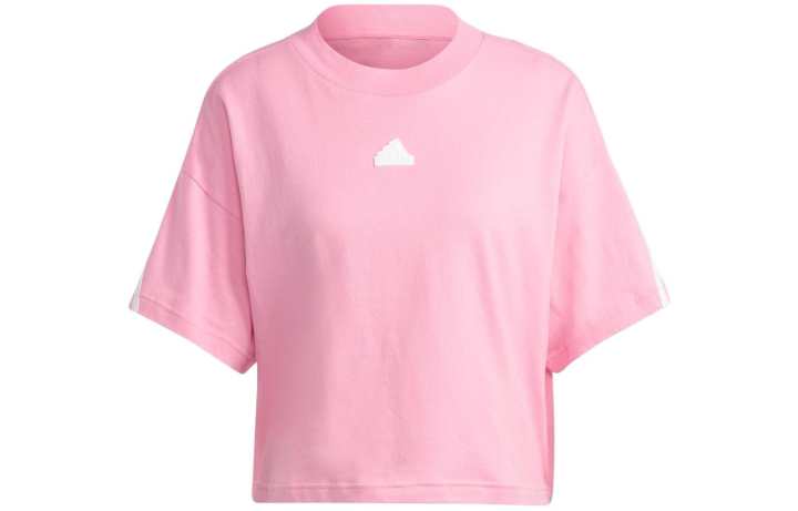 Adidas Adidas Drop Shoulder Sleeve T Shirt Women's Pink