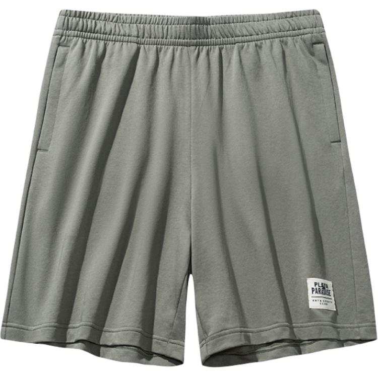Anta Life Collection Casual Shorts Men's Gray Olive Green