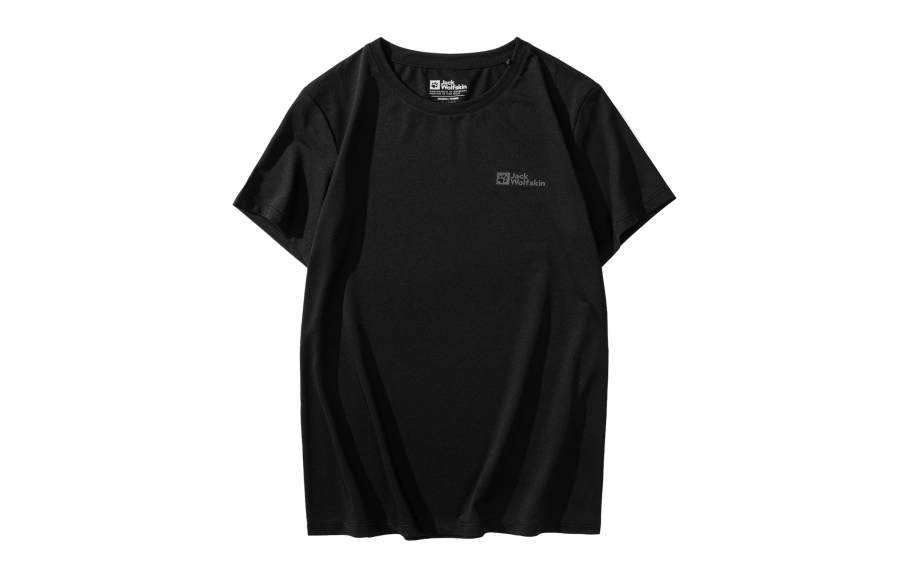 JACK WOLFSKIN T Shirts Women's Crew Neck Moderate Straight Fit