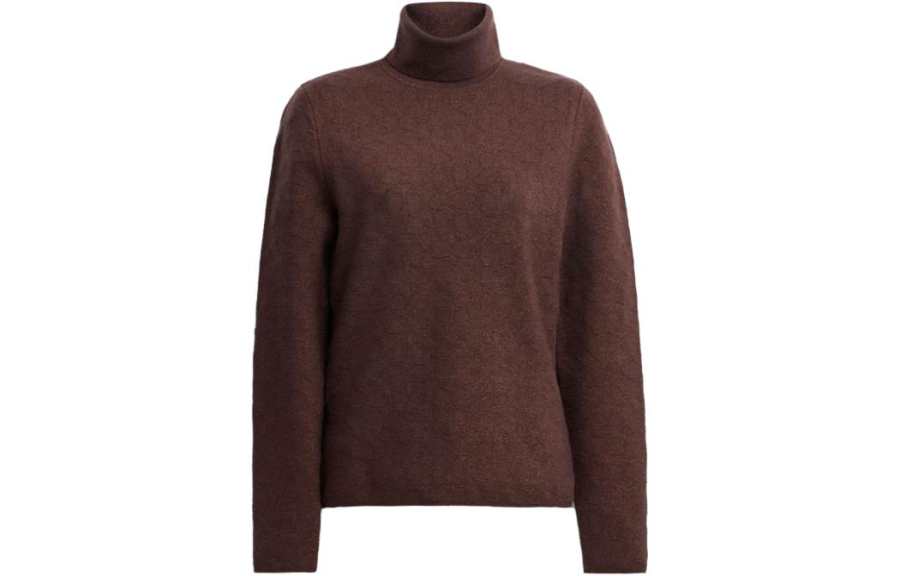 COACH COACH Sweaters Women's Brown Turtleneck Moderate Other