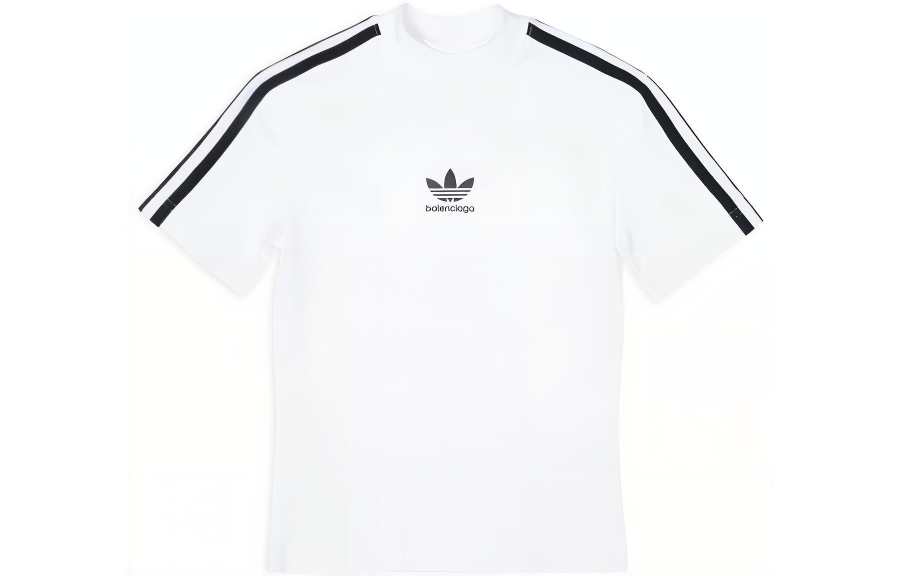 Balenciaga x Adidas Originals T Shirt Women's White Slim Fit