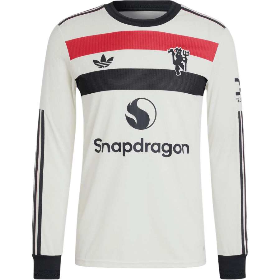 Adidas Originals Free Shipping With AdiClub Manchester United 24/25 Long Sleeve Third Authentic Jersey