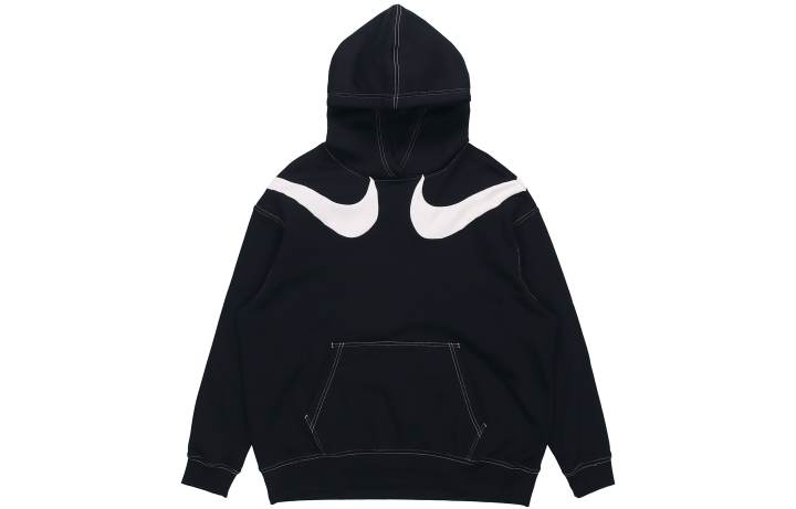 Nike Nike Sweatshirts Women's Black Hooded Moderate Regular