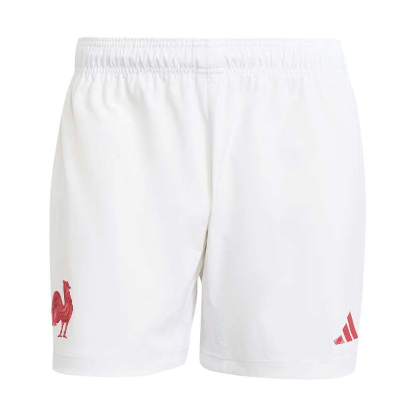 Adidas Adidas RUGBY FW24 France Home Shorts Rugby Pants Men's White