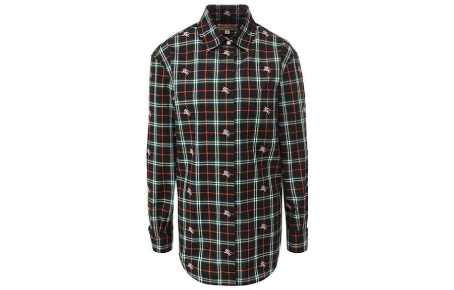 Burberry Shirts Women's Green Moderate