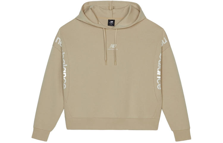 New Balance New Balance Sweatshirts Women's Khaki Hooded Moderate Regular