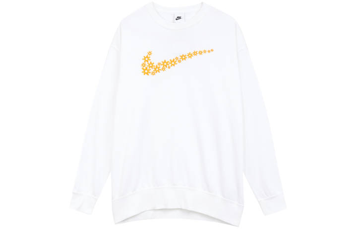 Nike Nike Sweatshirts Women's White Crew Neck Moderate Regular