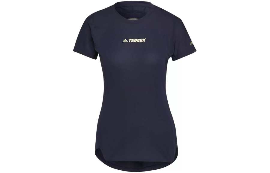 Adidas Adidas Raglan Sleeve T Shirt Women's Marine Blue