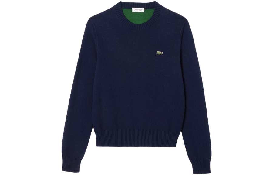 LACOSTE Sweaters Women's Blue Crew Neck Moderate Other