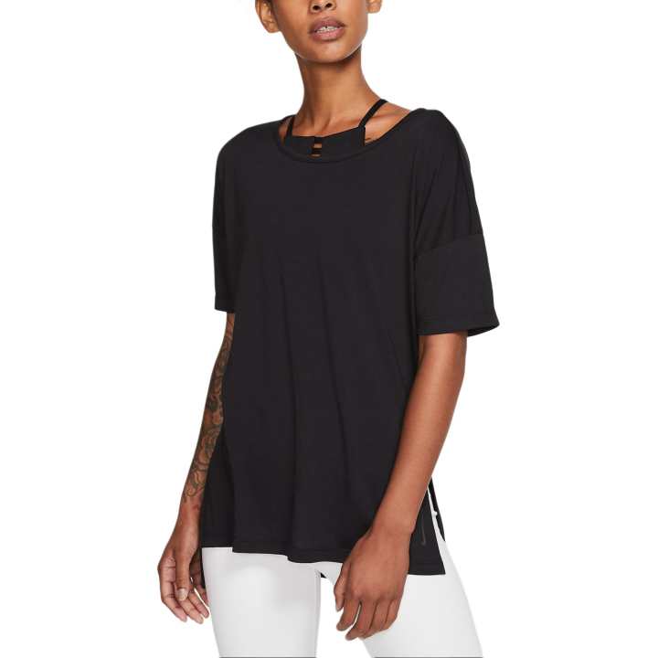 Nike Nike T Shirts Women's Black Crew Neck Moderate Other