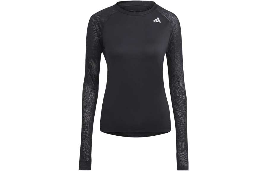 Adidas Adidas T Shirts Women's Black Crew Neck Moderate Straight Fit
