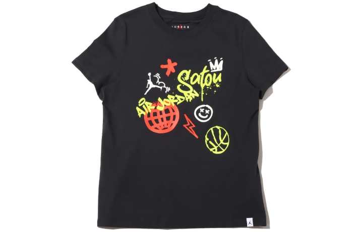 Jordan Jordan T Shirts Women's Black Crew Neck Moderate Other