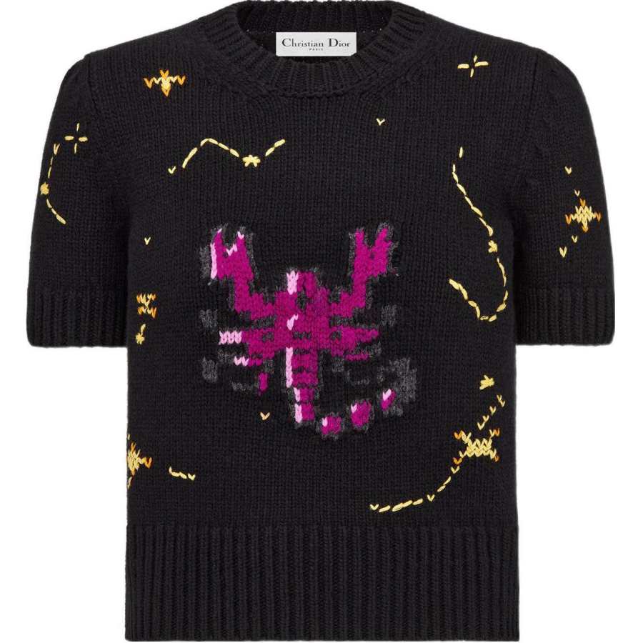 DIOR FW22 Cashmere Sweater Women's Black
