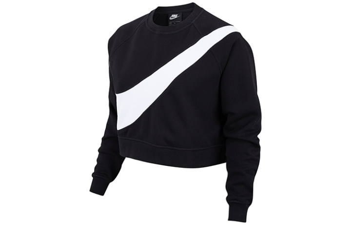 Nike Nike Sweatshirts Women's Black Crew Neck Moderate Other