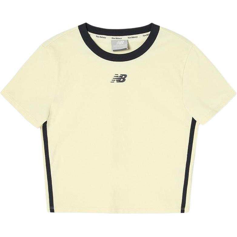 New Balance New Balance SLIM FIT T Shirt Women's Light Yellow
